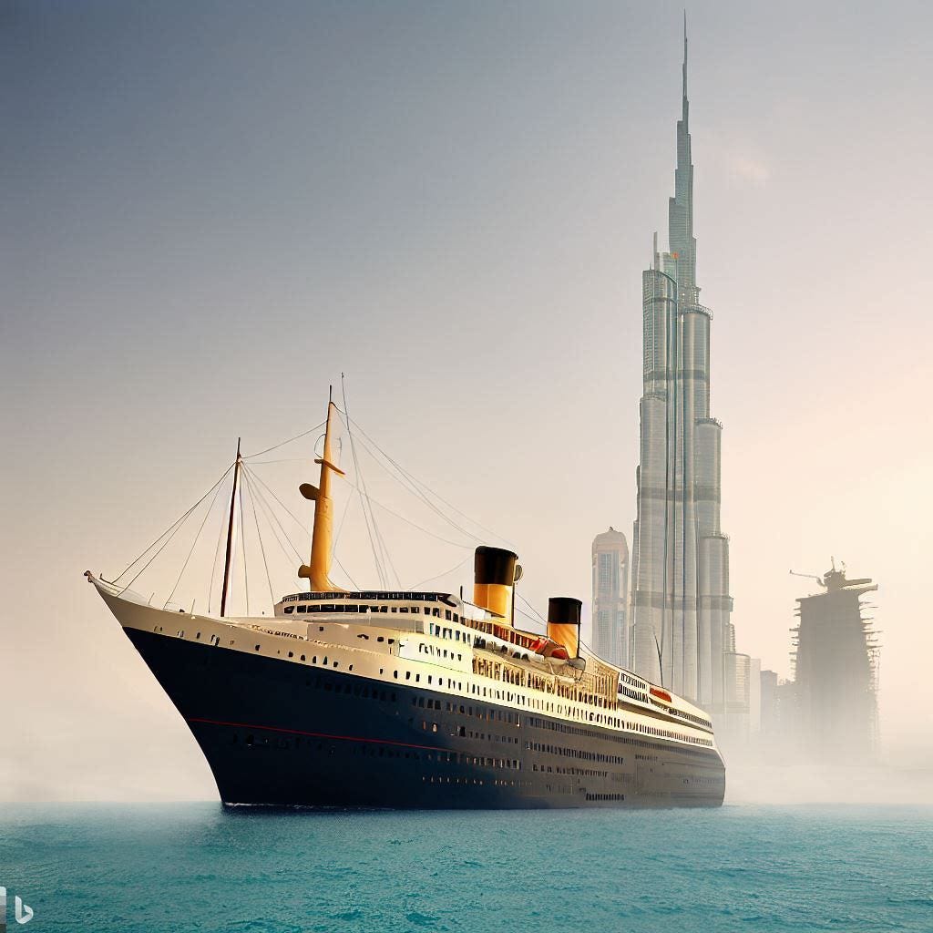 Burj Khalifa & Titanic