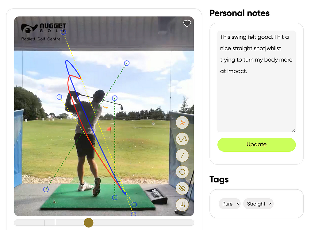 Track Your Progress: How to Use Session Notes & the Journal in Nugget Golf ️‍♂️