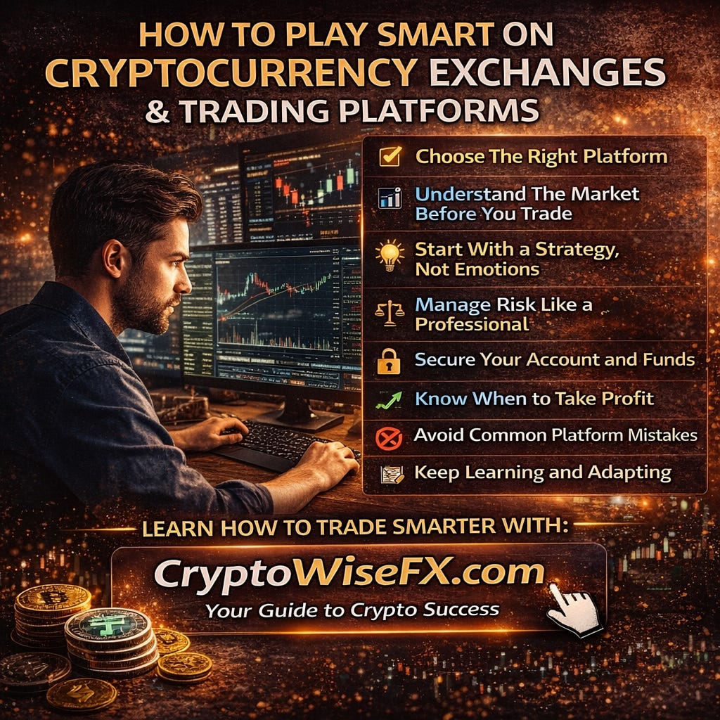 How to Play Smart on Cryptocurrency Exchanges, Trading & Investment Platforms