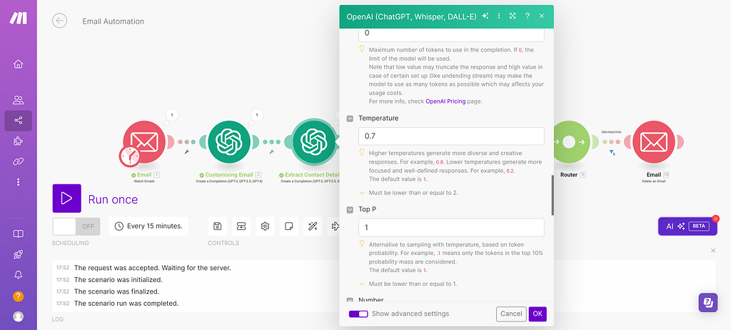 Setting up with Open AI modules