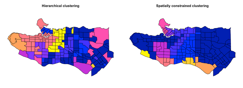 how locational similarity assists in selecting the appropriate cluster