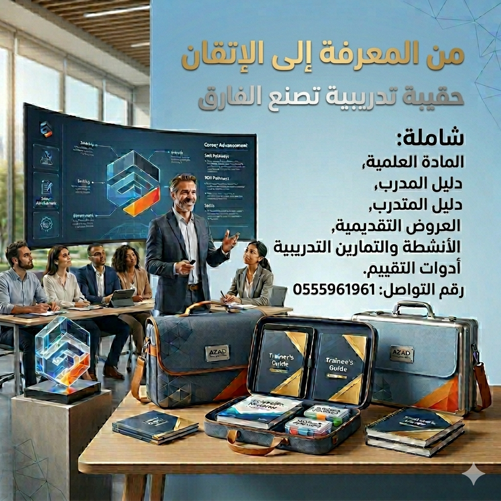 5 عناصر تجعل الحقيبة التدريبية “فعالة” وليست مجرد حبر على ورق