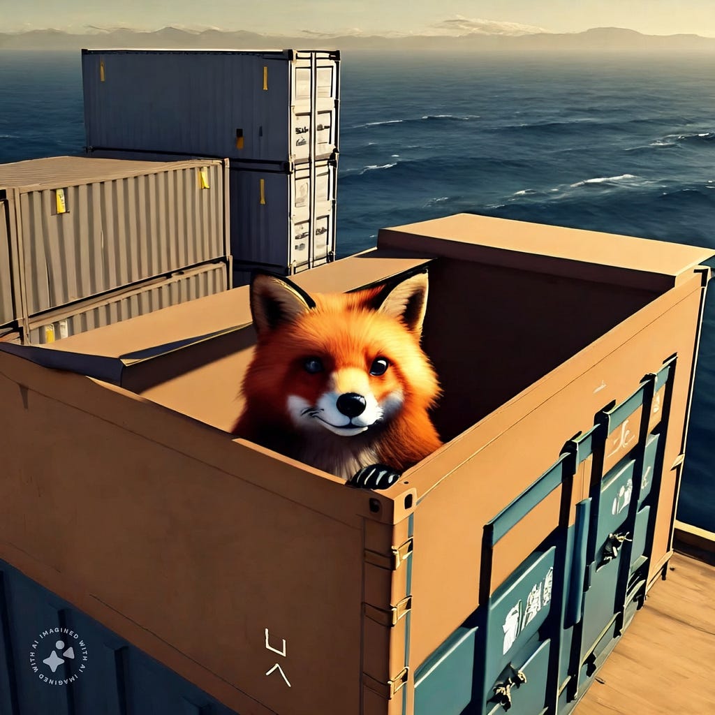 Firefox in the boxed container