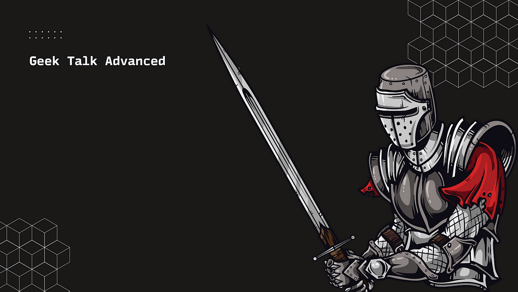 Cover photo — knight with sword.