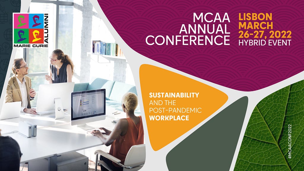 Banner of the MCAA Annual Conference in Lisbon 2022