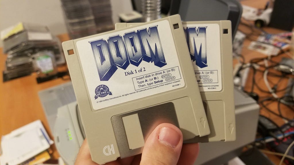 Floppy disks of Doom