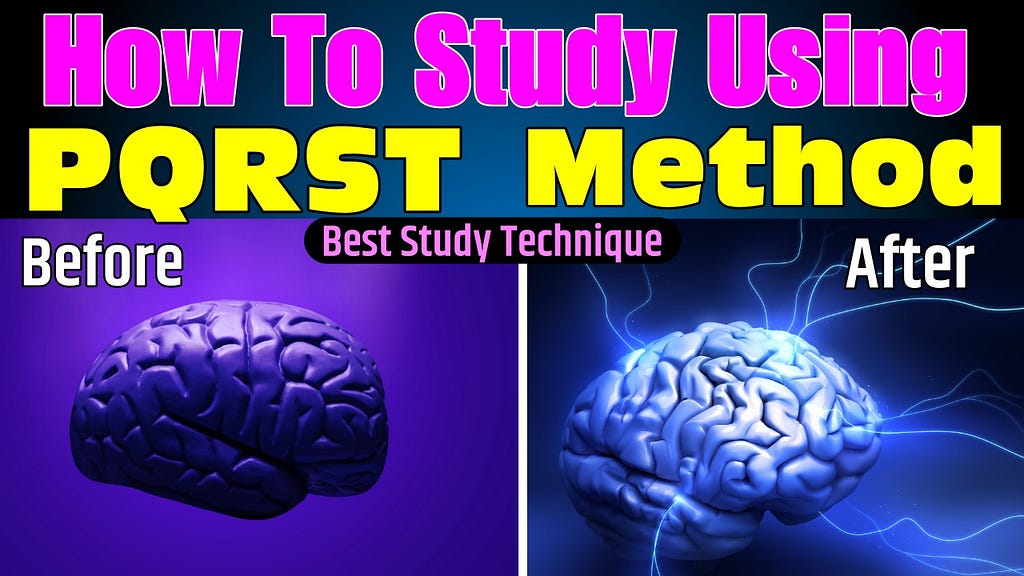 How to Study using PQRST Methods