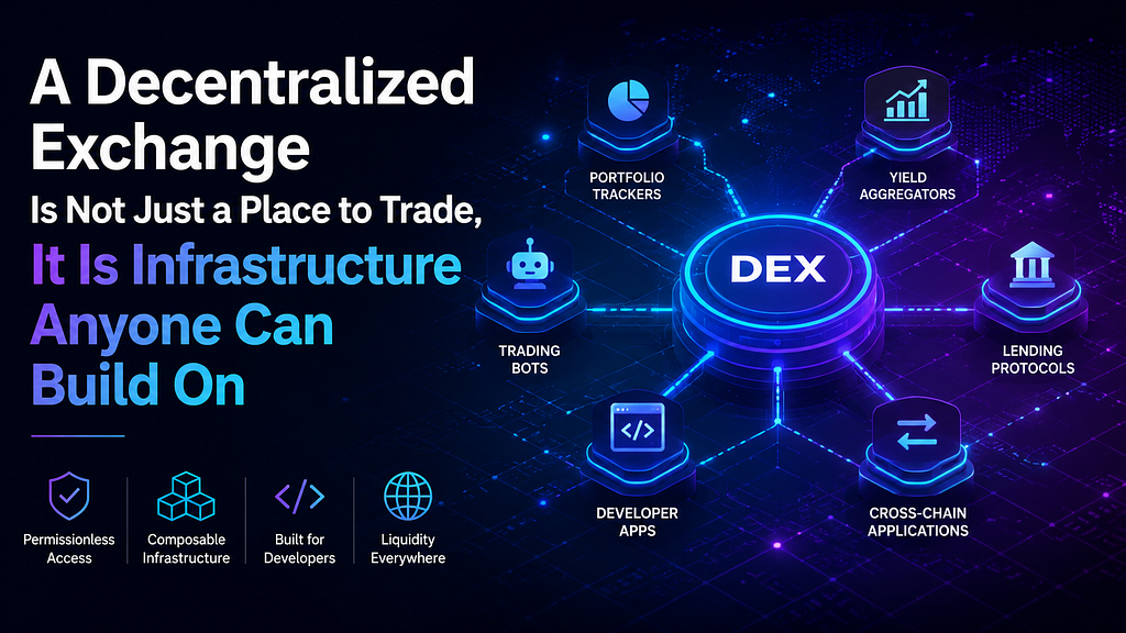 A Decentralized Exchange Is Not Just a Place to Trade, It Is Infrastructure Anyone Can Build On