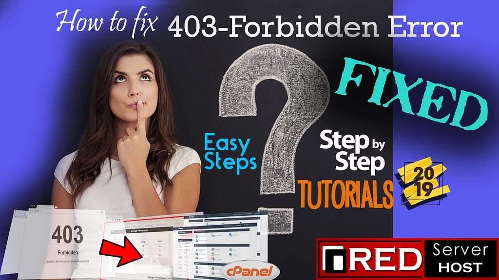 How to Fix 403 Forbidden Error|FIXED|Easy Guide by Redserverhost.com|India’s#1 Cheap Linux Hosting provider|Cheap Web Hosting