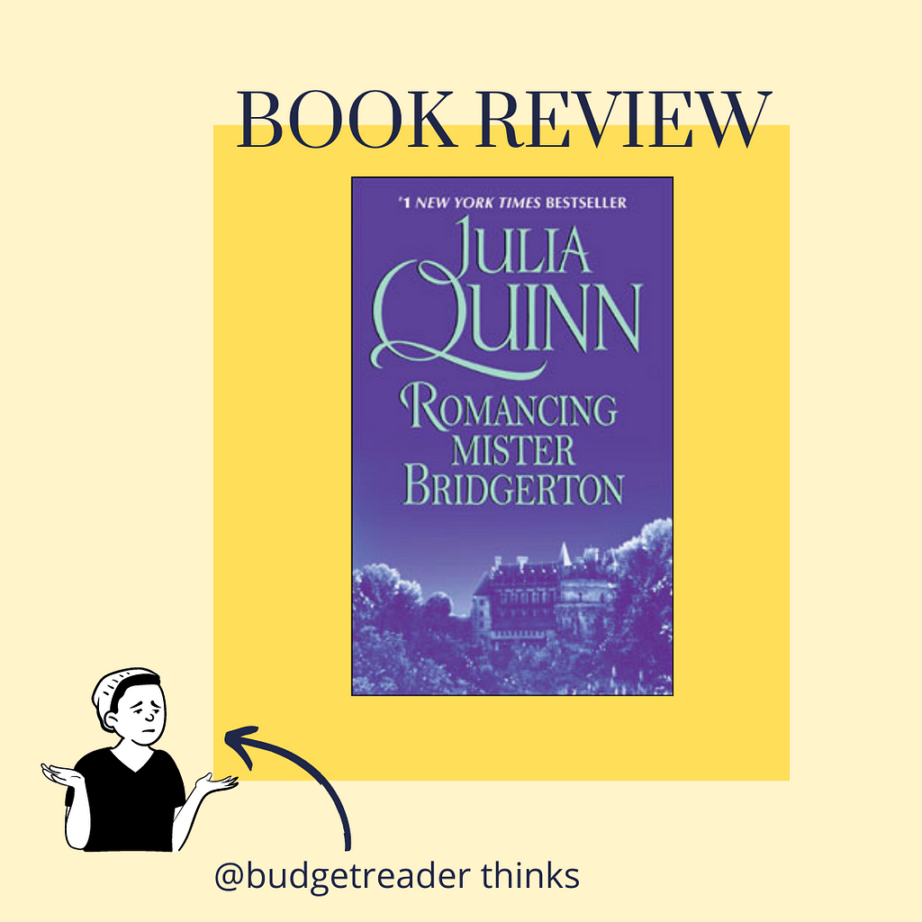 The book cover, captioned book review. A woman shrugs in disappointment on the left bottom corner, indicating the author’s thoughts