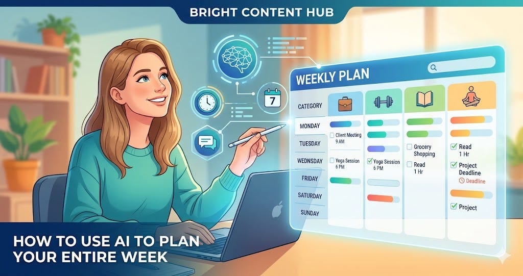 How to Use AI to Plan Your Entire Week in 5 Minutes (2026 Guide)