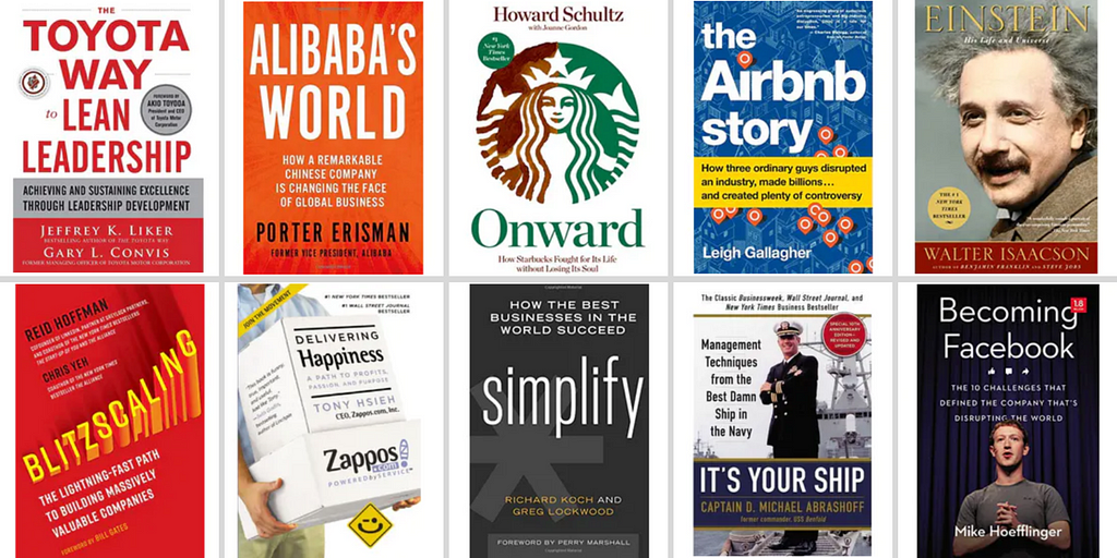 Here are 10 books that have especially influenced how I think about and do business.