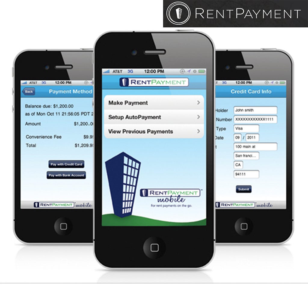 RentPayment app for collecting rent