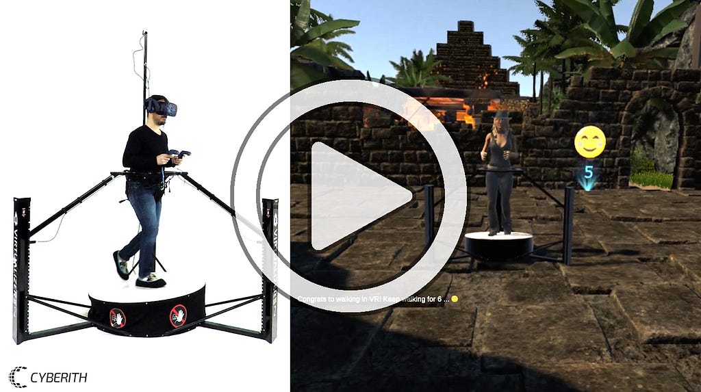 Header image of the Video explaining the Virtual Trainer, a Tutorial Software for VR and the Virtualizer
