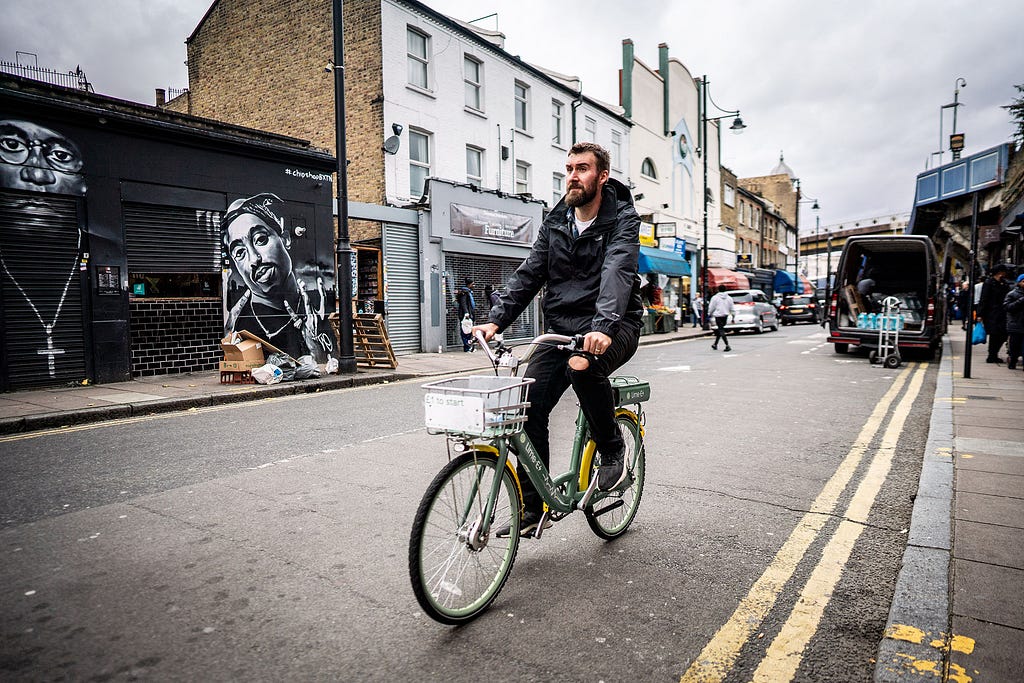 Markus Herrmann explores London by bike