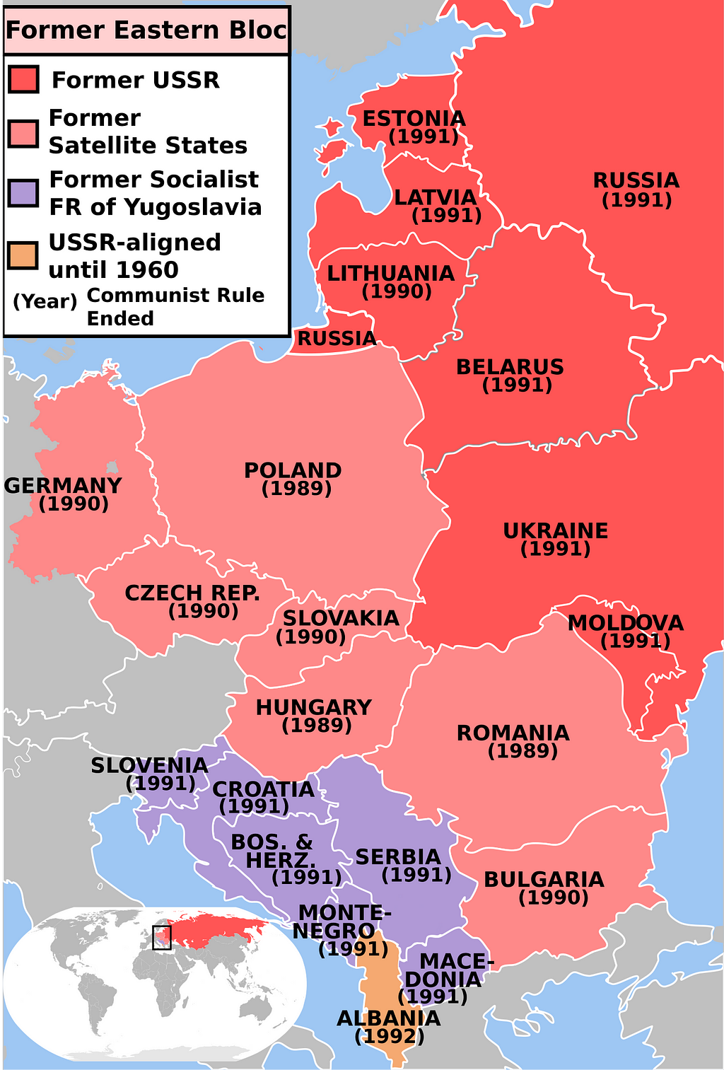 Dissolution of East Bloc