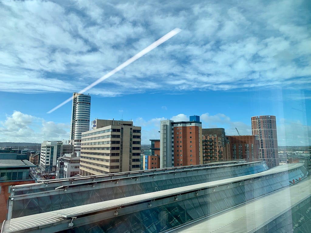 View of Leeds from the Platform building