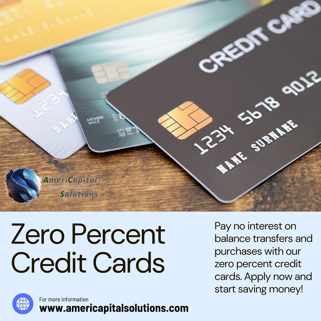 Get the instant zero percent business credit cards