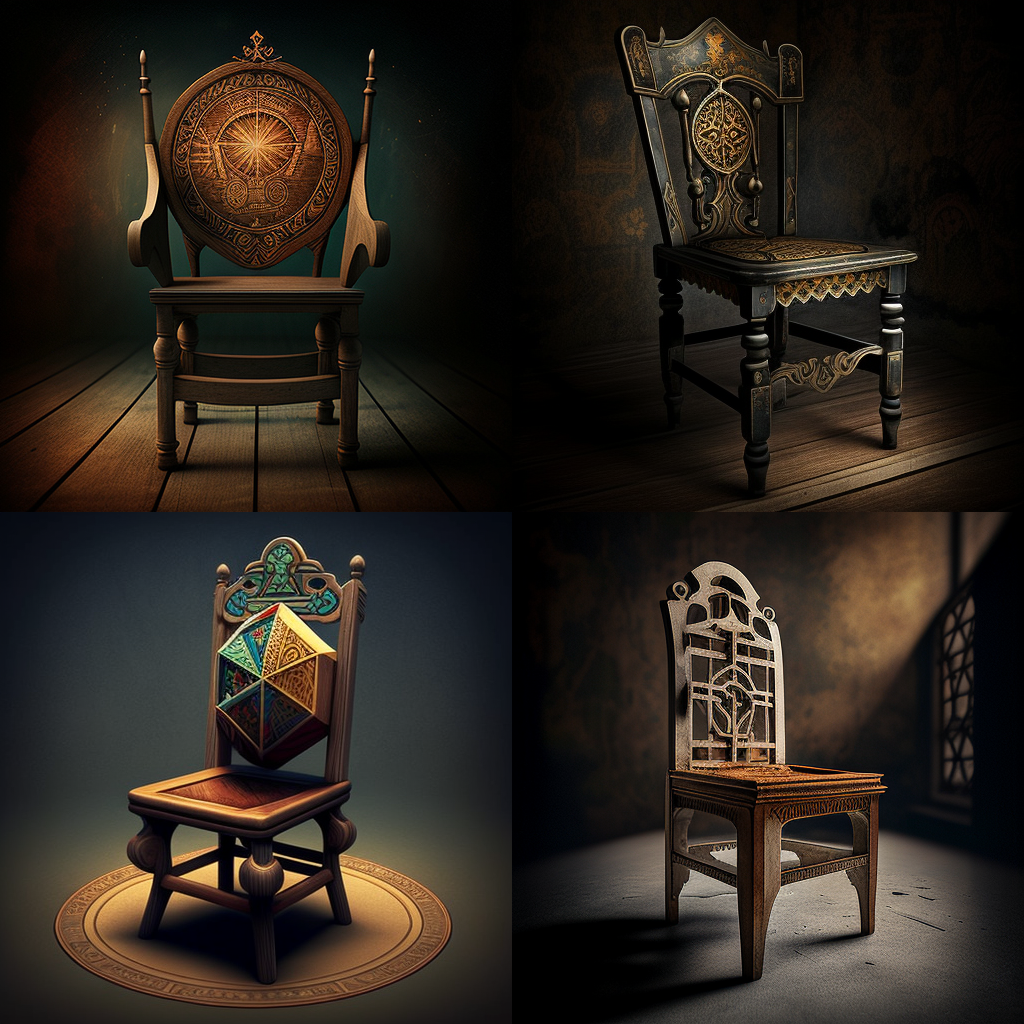 chairs, iconography