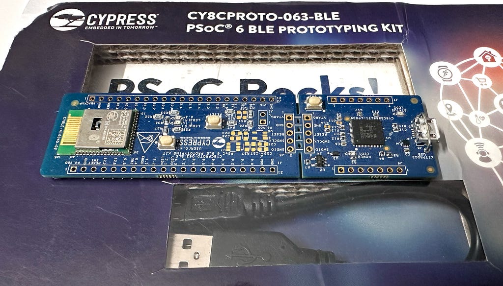 PSoC-6 BLE Prototyping Kit | Embedded System Roadmap blog by Umer Farooq.