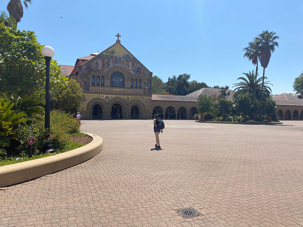 Stanford campus.