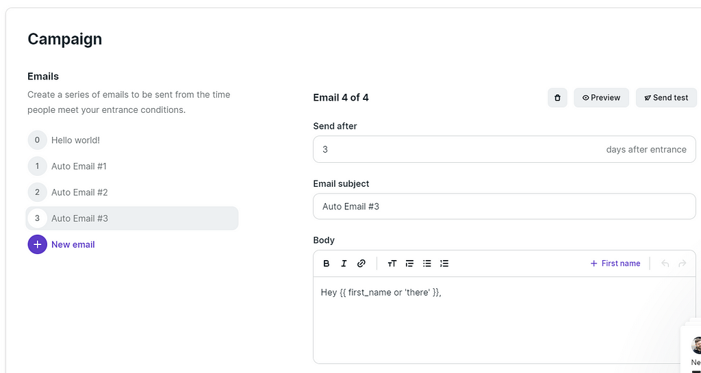 Setting up automated email sequences in Podia