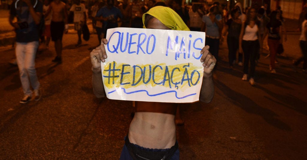 Protesto promovido em Natal, no dia 20 de junho de 2013.