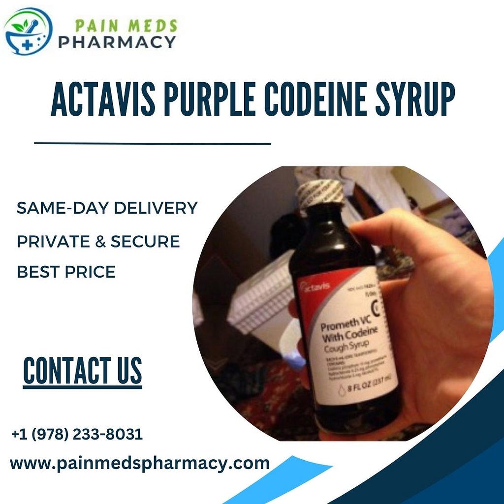 Actavis Purple Codeine Syrup