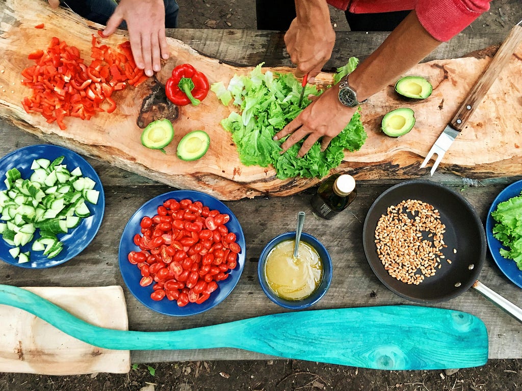 Cooking Enthusiast making Healthy Recipes.