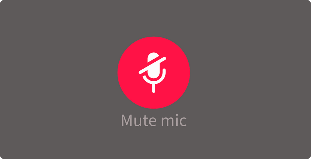 mute button