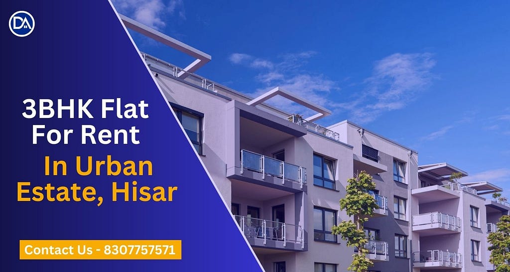 3BHK Flat For Rent In Urban Estate Hisar