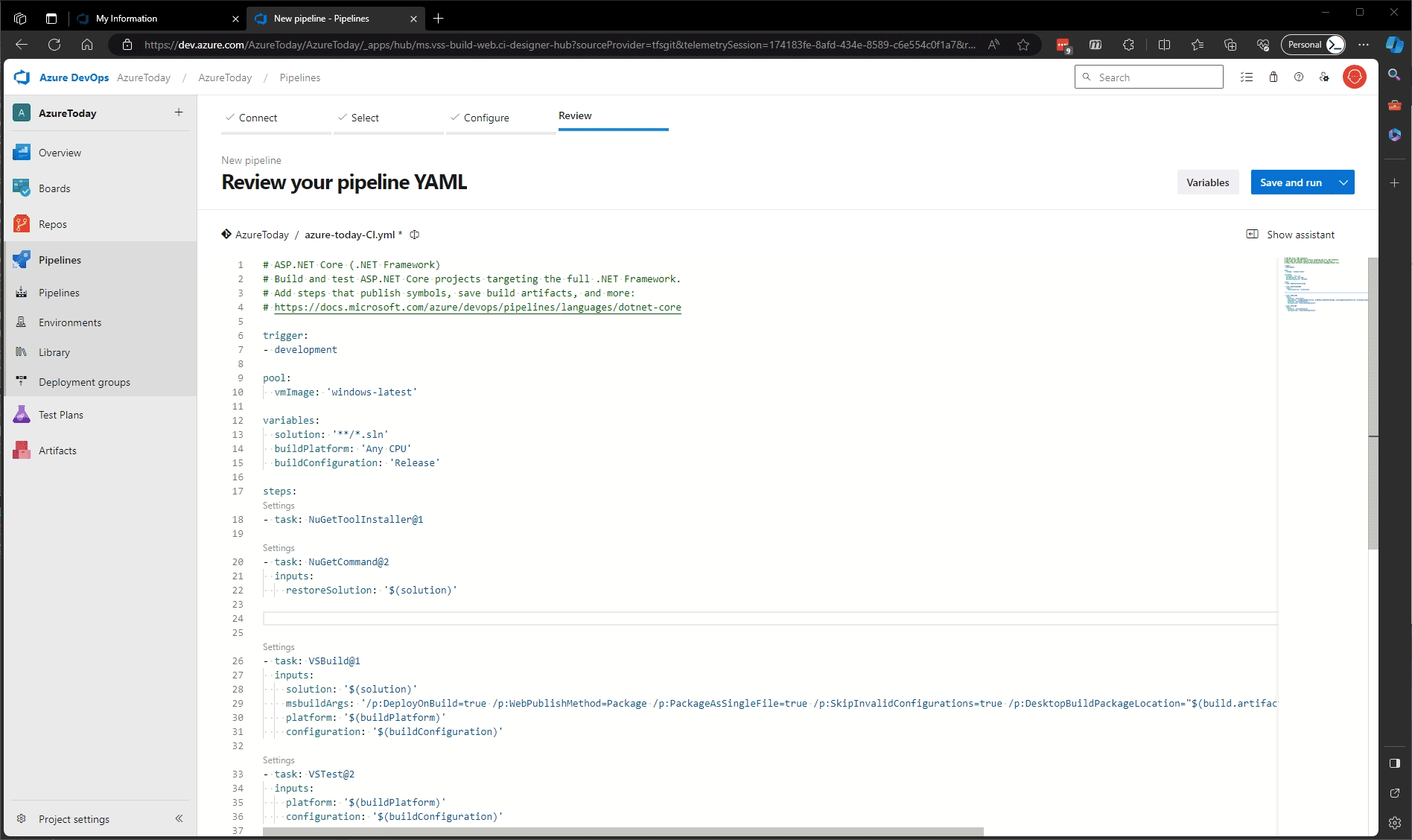Azure DevOps- Dependency Check Task