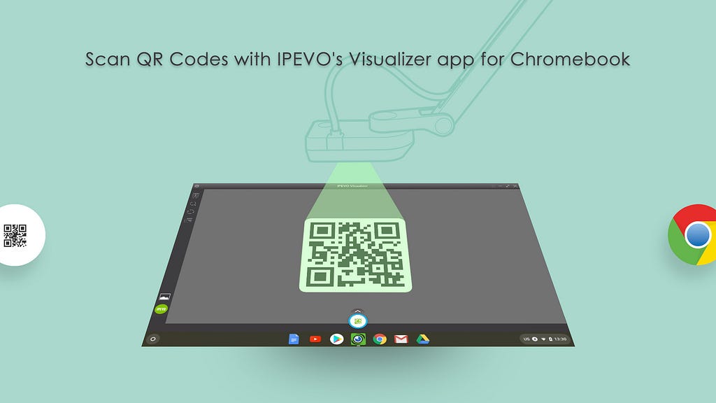 IPEVO Visualizer for Chromebook — Scan QR Codes