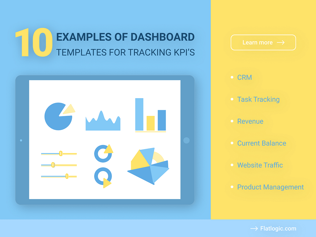 10 Examples of Dashboard Templates for Tracking KPI's