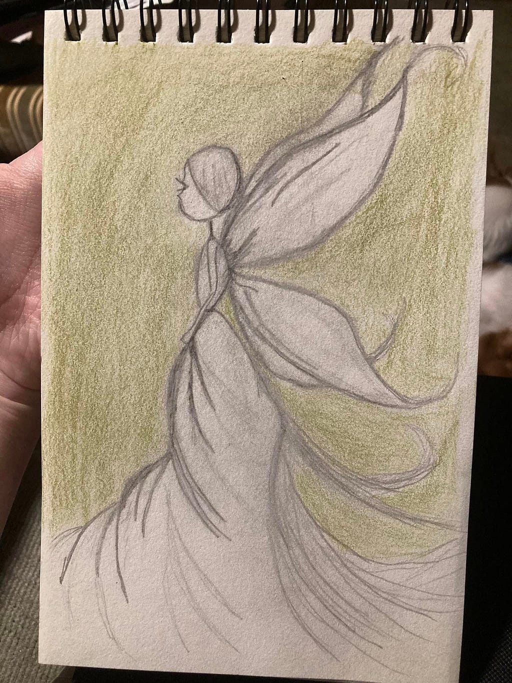 fairy drawing sketch