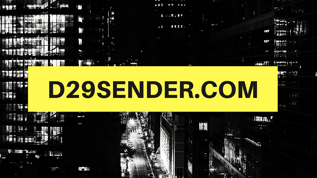 how to use D29 sender with any third party sending server