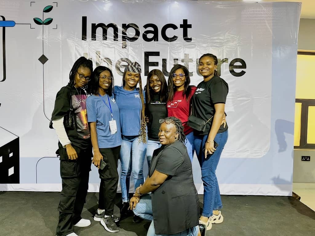 Picture showing group of ladies at Women Tech makers’ 24 Event in Lagos