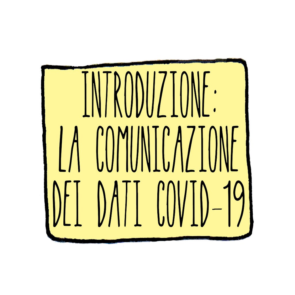 Introduzione: la comunicazione dei dati COVID-19