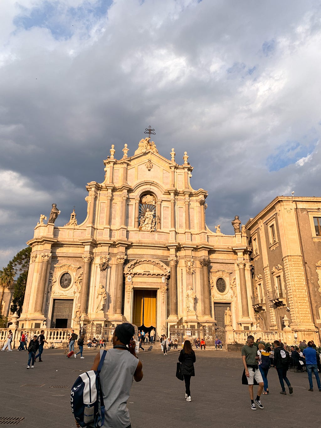 The basilica — St Agatha, at the City centre, Catania, Sicily.