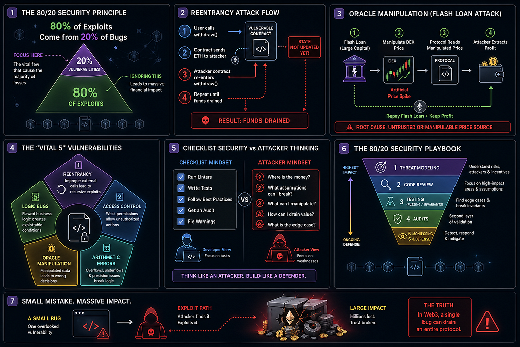 The 80/20 Principle in Smart Contract Security: How to Prevent 80% of Exploits with 20% Effort