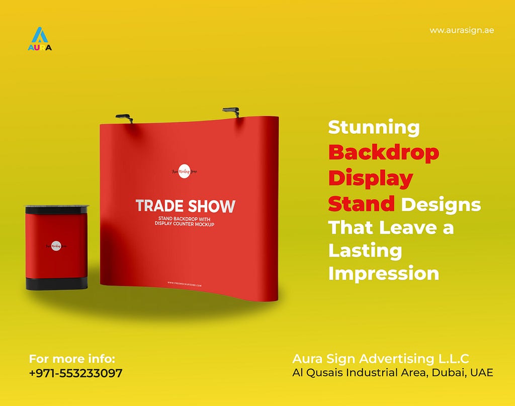 Premium Backdrop Stand Dubai in UAE