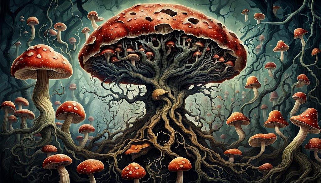 Fungi, artist impression