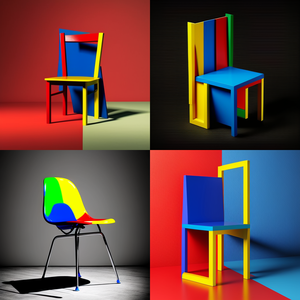 chairs, primary color