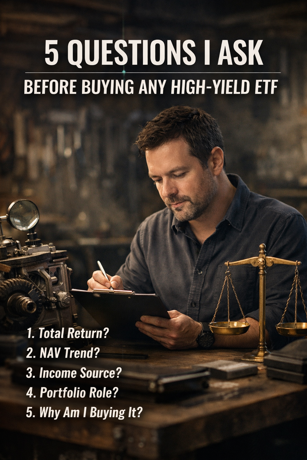 5 Questions I Ask Before Buying Any High-Yield ETF