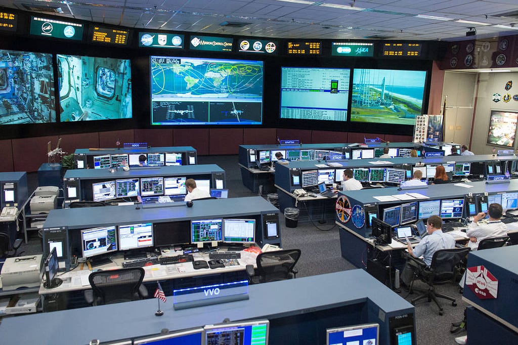 Johnson Space Center Mission Control