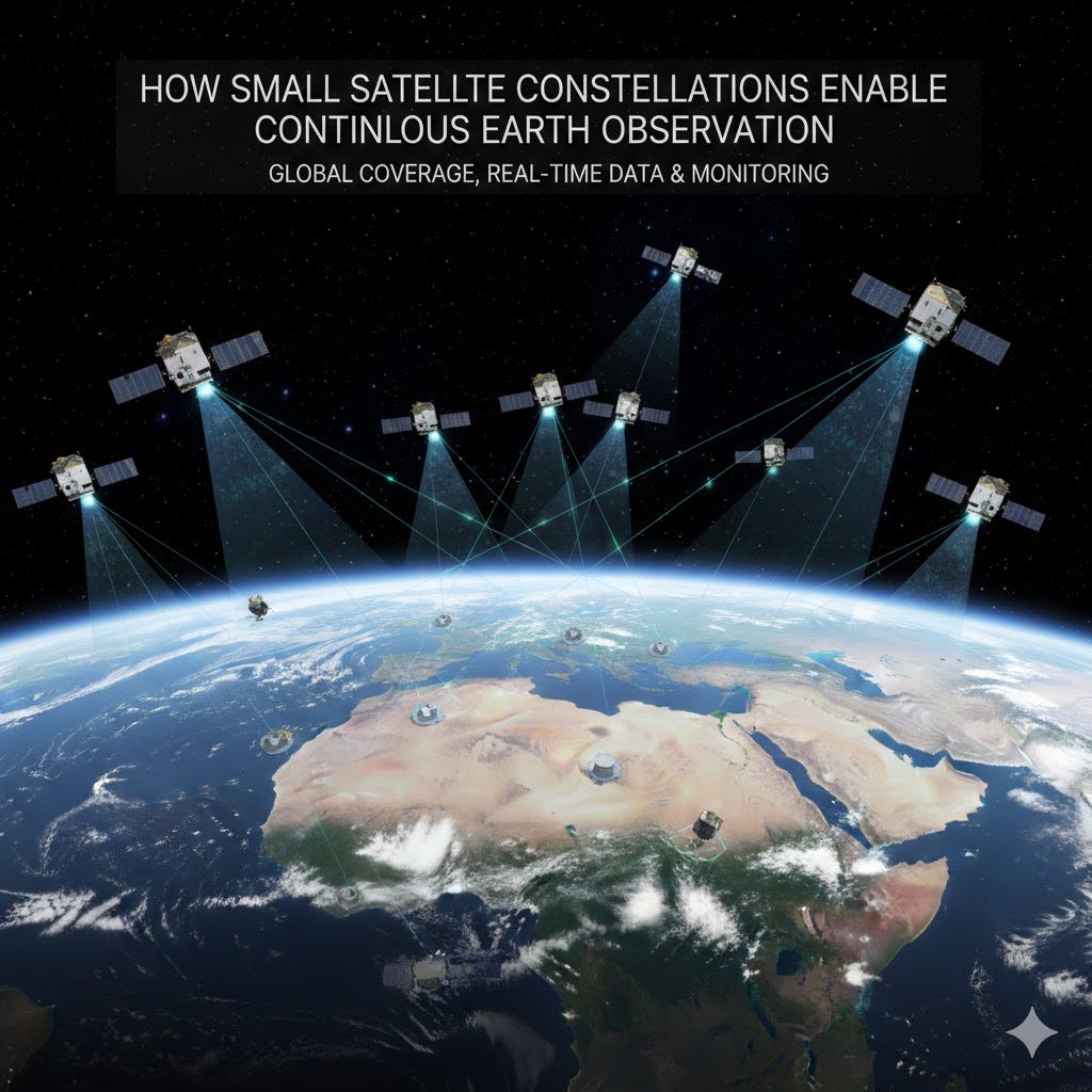 How Small Satellite Constellations Enable Continuous Earth Observation