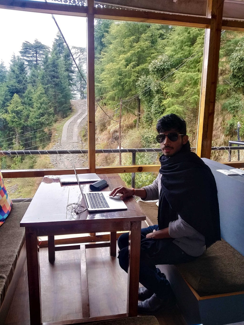 Our Director @RaviPaliwal is a nature lover. He is fond of working in the Mountain areas.