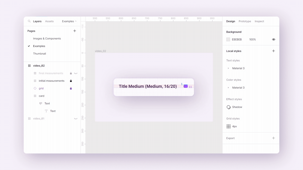 Demonstration on how to match the font’s line height