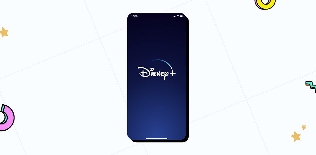 Disney+ mobile app splash screen