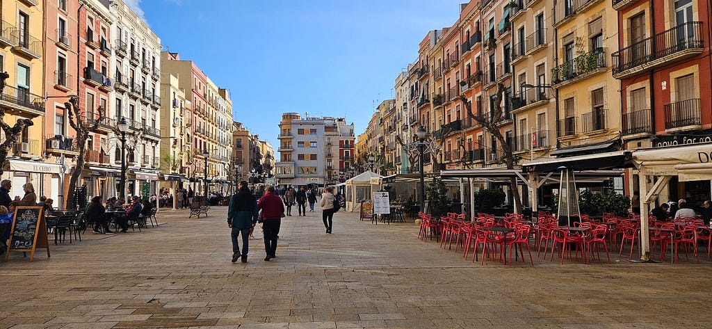 Square in Tarragona